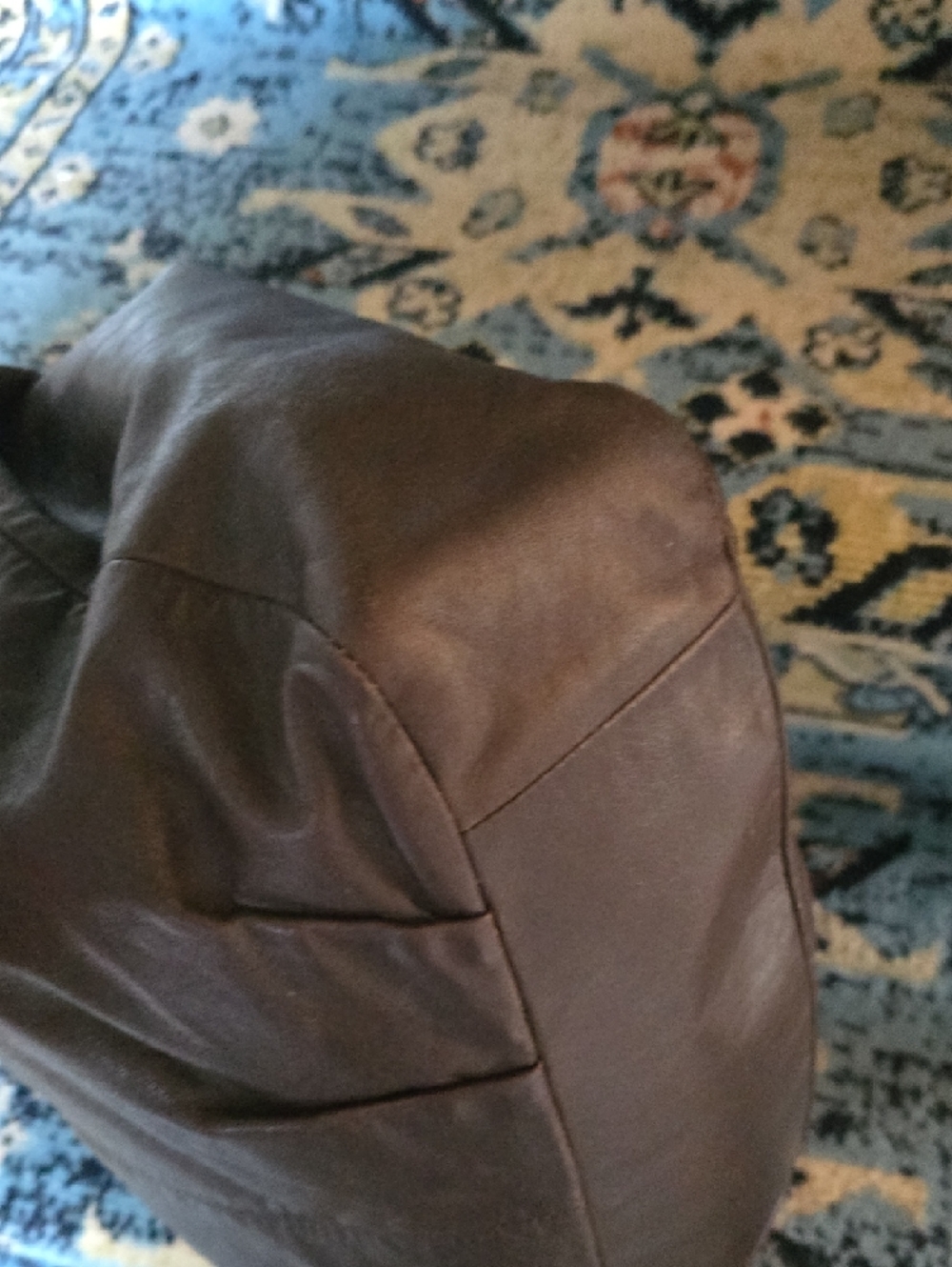 Coach Dark Brown Leather Shoulder Bag with Gold Hardware - Picture 6 of 9